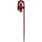 Ekena Millwork Premium Horseshoe Roller Hanger w/ Bolts for Barn Door for 2 1/4" Doors, Regal Red GB60015R2RR - alternate 3